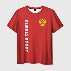 Мужская футболка Russia Sport