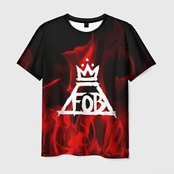 Мужская футболка Fall Out Boy: Red Flame