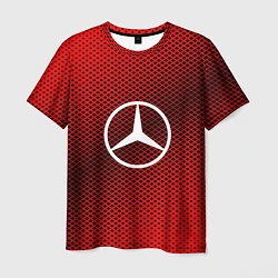 Мужская футболка Mercedes: Red Carbon