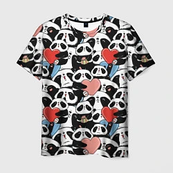 Мужская футболка Funny Pandas