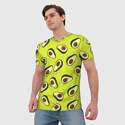 Футболка мужская Стиль авокадо, цвет: 3D-принт — фото 2