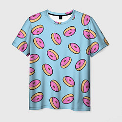 Мужская футболка Стиль пончиков