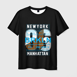 Футболка мужская New York: Manhattan 86, цвет: 3D-принт