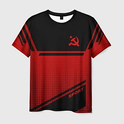Мужская футболка USSR: Black Sport