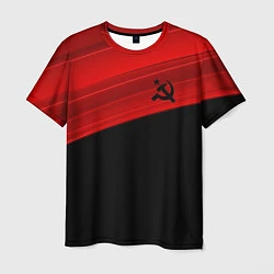 Футболка мужская USSR: Black Patriot, цвет: 3D-принт