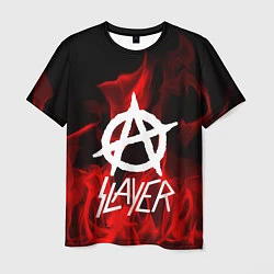Мужская футболка Slayer Flame