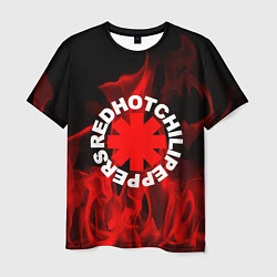 Мужская футболка RHCP: Red Flame