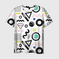 Мужская футболка Минималистичная геометрия