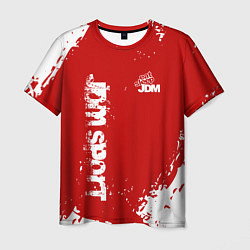 Мужская футболка Eat Sleep JDM: Red Style