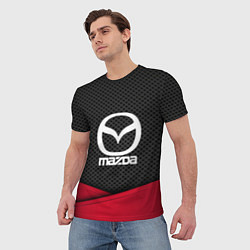 Футболка мужская Mazda: Grey Carbon, цвет: 3D-принт — фото 2
