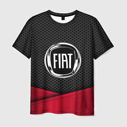 Футболка мужская Fiat: Grey Carbon, цвет: 3D-принт