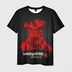 Футболка мужская Uncharted 4: Survival, цвет: 3D-принт