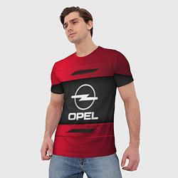 Футболка мужская Opel Sport, цвет: 3D-принт — фото 2