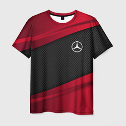 Футболка мужская Mercedes Benz: Red Sport, цвет: 3D-принт