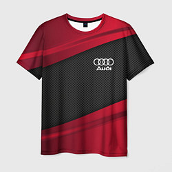 Мужская футболка Audi: Red Sport