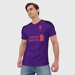 Футболка мужская FC Liverpool Away 18-19, цвет: 3D-принт — фото 2