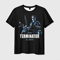 Мужская футболка Terminator: Is alive