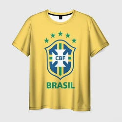 Футболка мужская Brazil Team, цвет: 3D-принт
