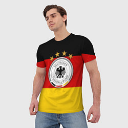 Футболка мужская Немецкий футбол, цвет: 3D-принт — фото 2