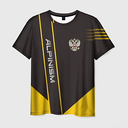 Футболка мужская Alpinism: Yellow Russia, цвет: 3D-принт
