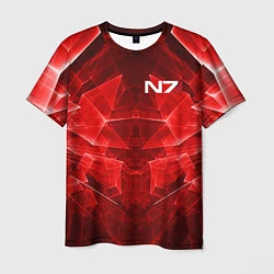 Мужская футболка Mass Effect: Red Armor N7