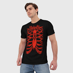 Футболка мужская Slipknot Skeleton, цвет: 3D-принт — фото 2