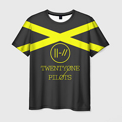 Футболка мужская Twenty One Pilots: Yellow Lines, цвет: 3D-принт