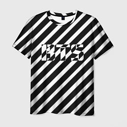Мужская футболка BTS: B&W Stripes