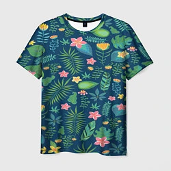 Мужская футболка Тропический лес