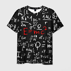 Мужская футболка E=mc2: Black Style