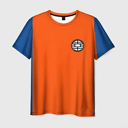 Футболка мужская DBZ: Goku Emblem, цвет: 3D-принт