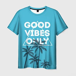 Мужская футболка Good vibes only