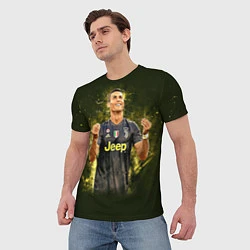Футболка мужская Ronaldo: Juve Sport, цвет: 3D-принт — фото 2