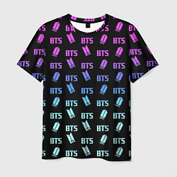 Мужская футболка BTS: Neon Gradient
