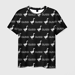 Мужская футболка GUSSI: Black Pattern