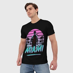 Футболка мужская Майами, цвет: 3D-принт — фото 2