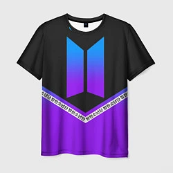 Мужская футболка BTS: Neon Symbol