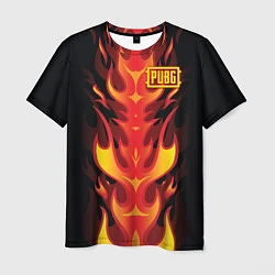 Мужская футболка PUBG: Hell Flame