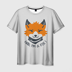 Мужская футболка Hello Fox