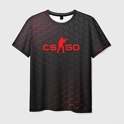 Мужская футболка CS:GO Grey Carbon