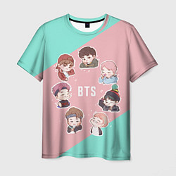 Футболка мужская BTS Boys, цвет: 3D-принт