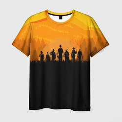 Мужская футболка Red Dead Redemption: Orange Sun