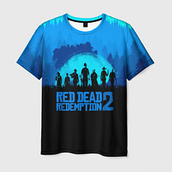 Мужская футболка RDR 2: Blue Style
