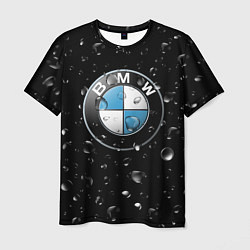 Футболка мужская BMW под Дождём, цвет: 3D-принт