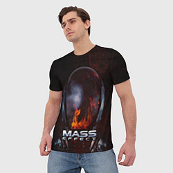 Футболка мужская Mass Effect, цвет: 3D-принт — фото 2