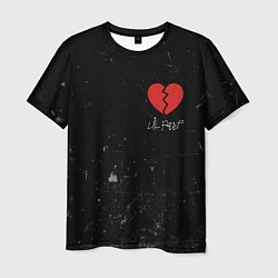 Мужская футболка Lil Peep: Broken Heart