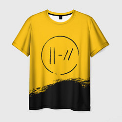 Мужская футболка 21 Pilots: Yellow Logo