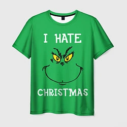 Мужская футболка I hate christmas
