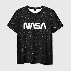 Мужская футболка NASA: Space Glitch