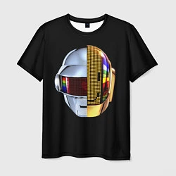Мужская футболка Daft Punk: Smile Helmet